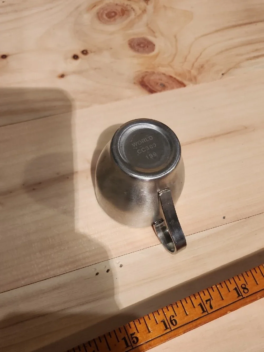 World Tableware 3oz Stainless Steel Espresso Cup